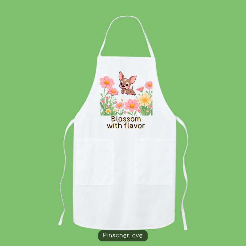 Funny Pinscher Chef Apron: Humorous Kitchen Gift for Dog Lovers