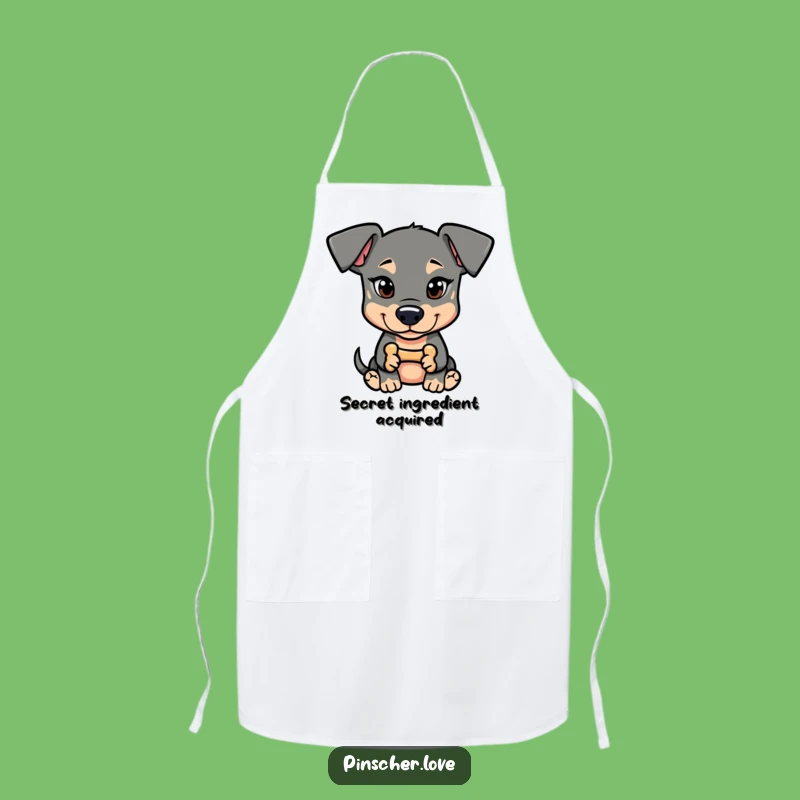 Funny Pinscher Mischief Apron: Kitchen Wear for the Playfully Naughty Chef