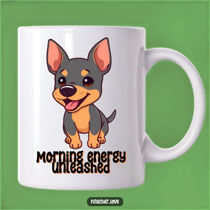 Funny Pinscher Bark Mug: Enthusiastic Dog Gift for Dog Lovers