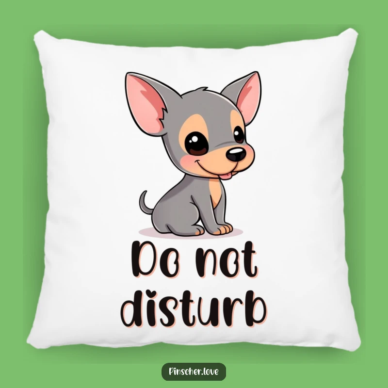 Funny Pinscher Pillow - Cute Dog Comfort, Hilarious Gift for Couch Cuddles