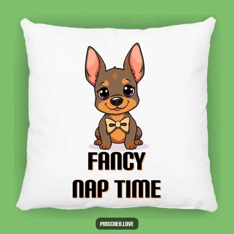 Funny Dapper Pinscher Pillow: Cozy Elegance for Your Home
