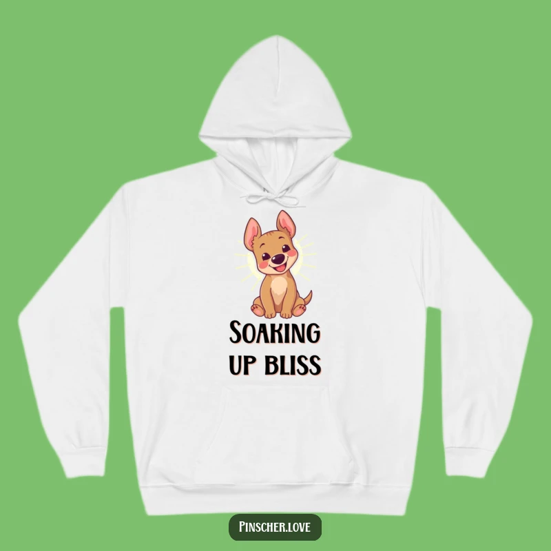 Cozy Funny Pinscher Sunbeam Hoodie: Warm & Cheerful Dog Gift