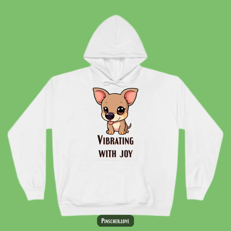 Funny Pinscher Hoodie - Cozy Mischievous Wagging Dog Lover Gift, Warm Hoodie