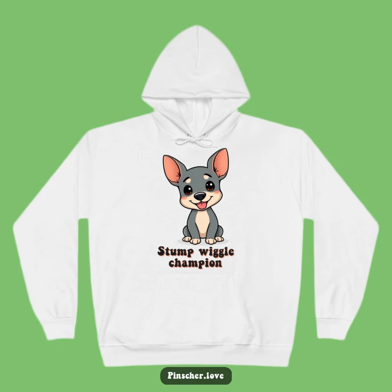 Funny Wiggle Pinscher Hoodie: Cozy Up with Comical Cuteness