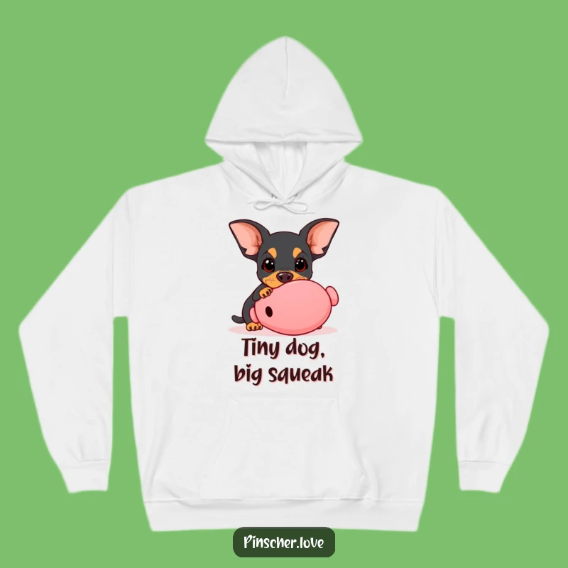 Cozy Funny Pinscher Hoodie: Innocent Playtime - Warm & Sweet Gift