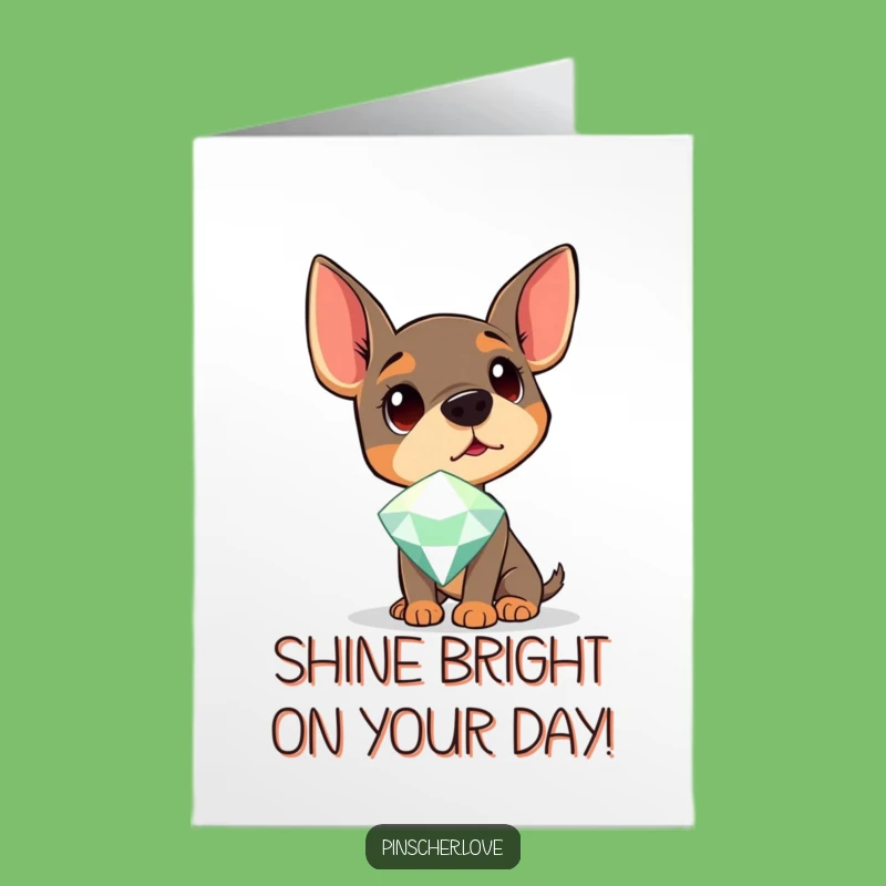 Free Printable Birthday Card: Curious Pinscher & Gem, Hilarious Downloadable Gift for Dog Lovers!