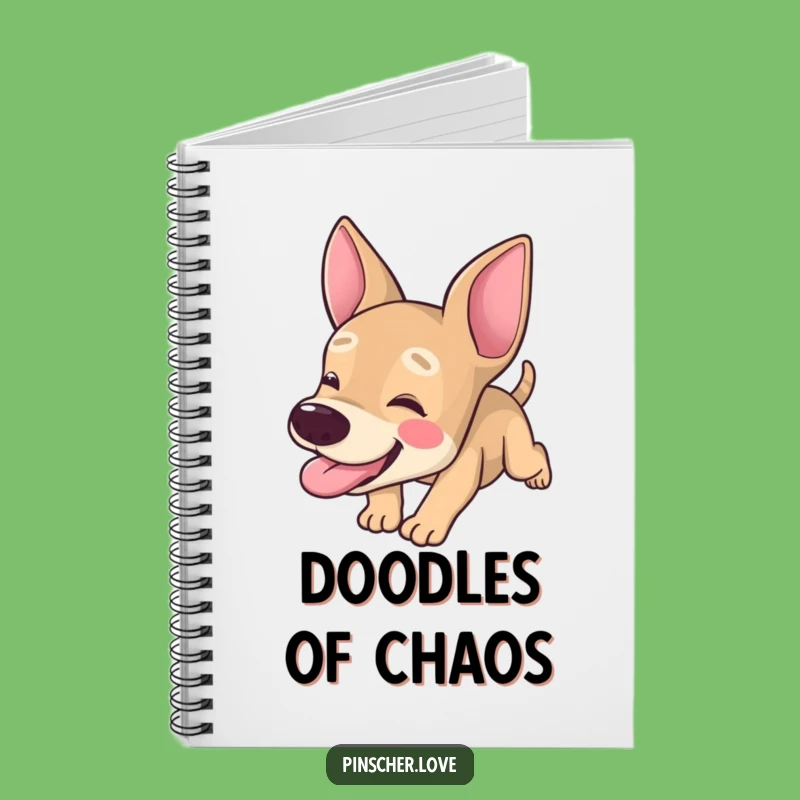 Funny Pinscher Notebook: Tongue Out Tumbles Journal - Writing Gift
