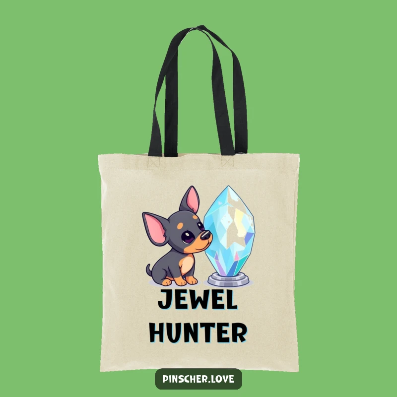 Funny Pinscher Gem Tote Bag - Carry Your Treasures & Style
